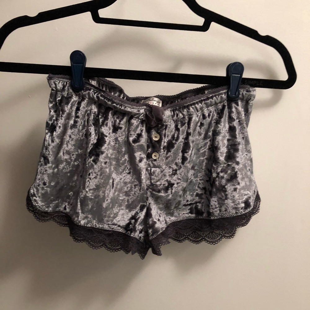 Pj Salvage velvet shorts
